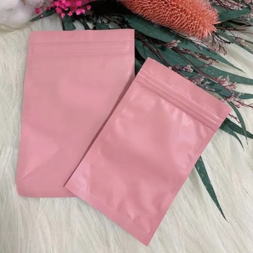 Ημιδιάφανα Πλαστικά Σακουλάκια Ziplock για Εργαλεία Νυχιών και Press-On Νύχια