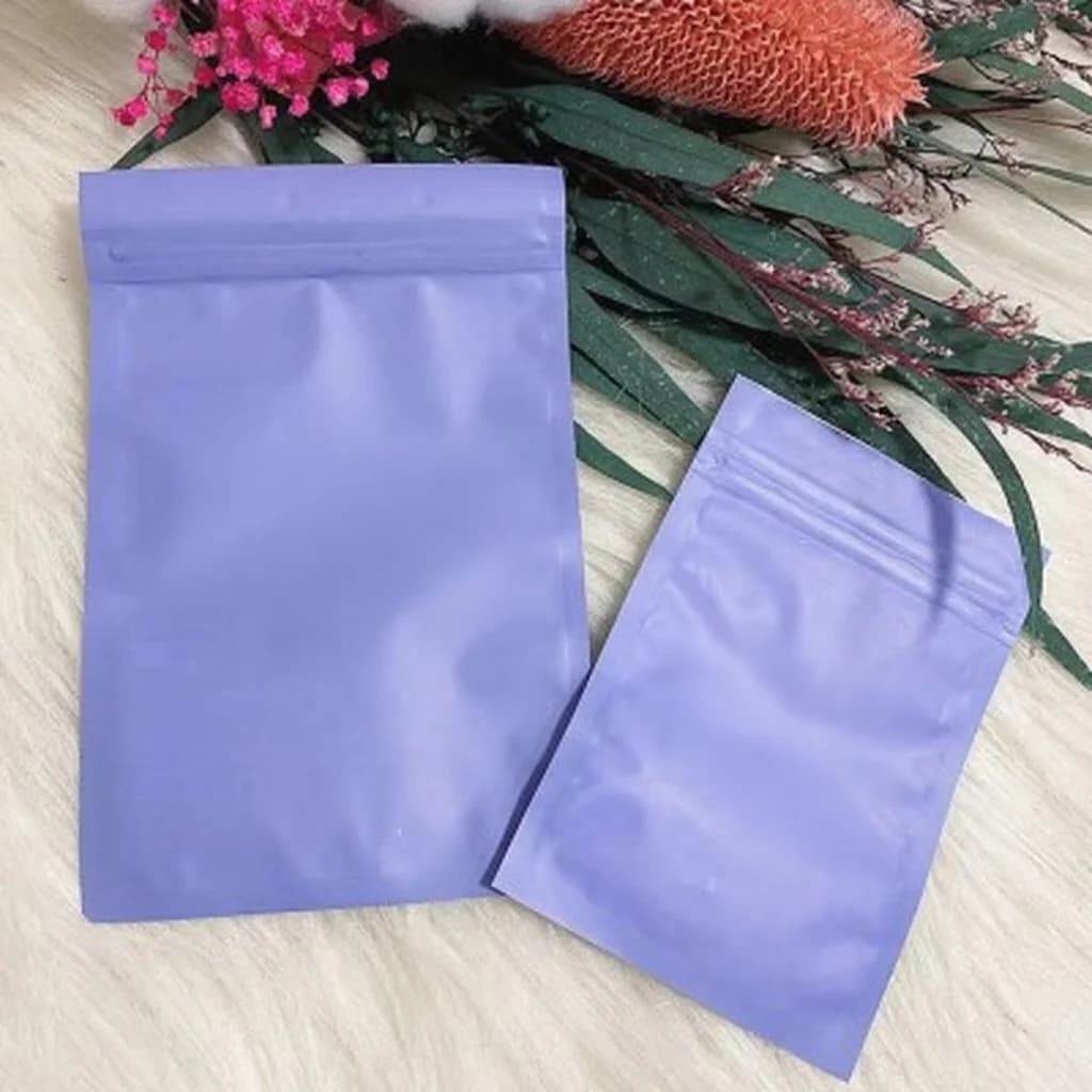 Ημιδιάφανα Πλαστικά Σακουλάκια Ziplock για Εργαλεία Νυχιών και Press-On Νύχια