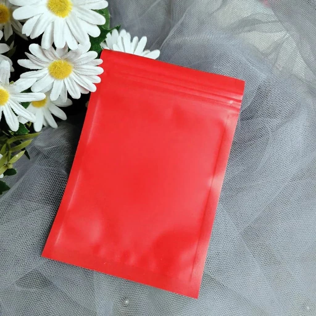 Ημιδιάφανα Πλαστικά Σακουλάκια Ziplock για Εργαλεία Νυχιών και Press-On Νύχια